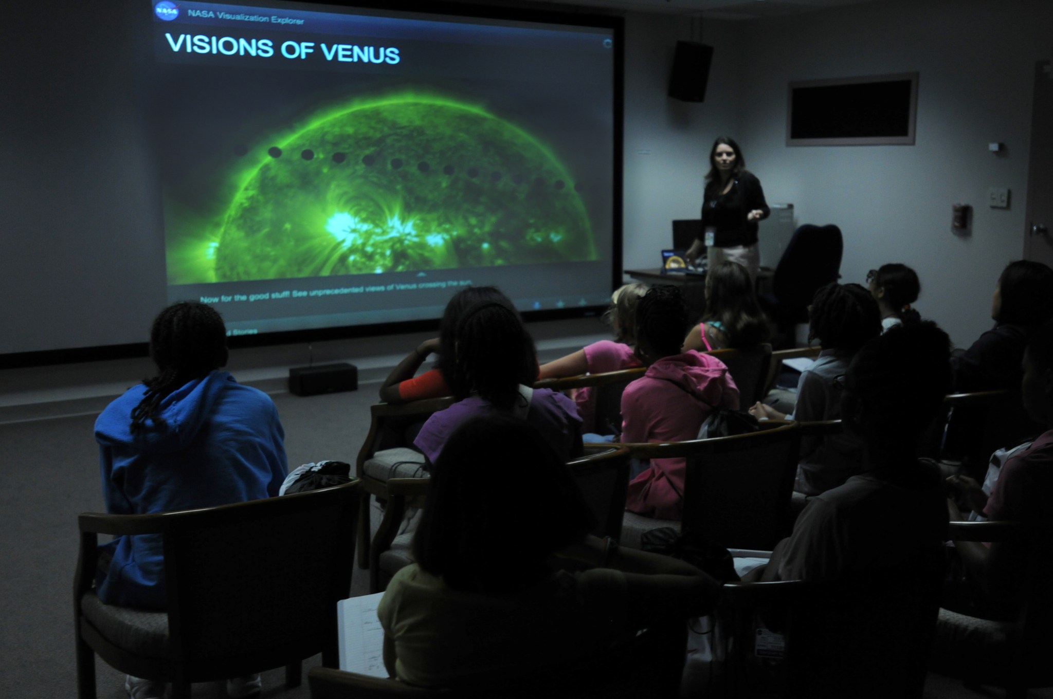 photo of SISTERS program activities at NASA Goddard in 2012