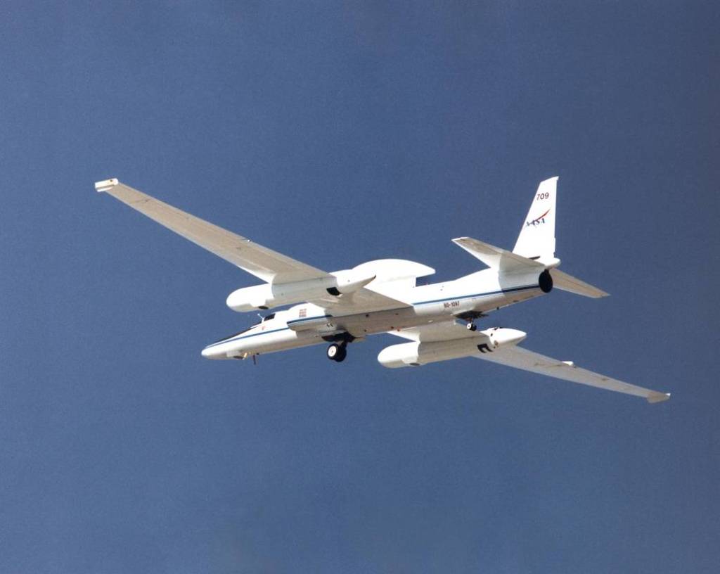 Lockheed ER-2 #709 High Altitude Research Aircraft in Flight
