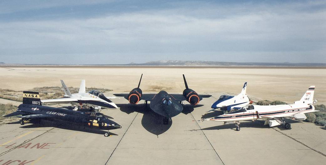 Dryden Research Aircraft Fleet on Ramp