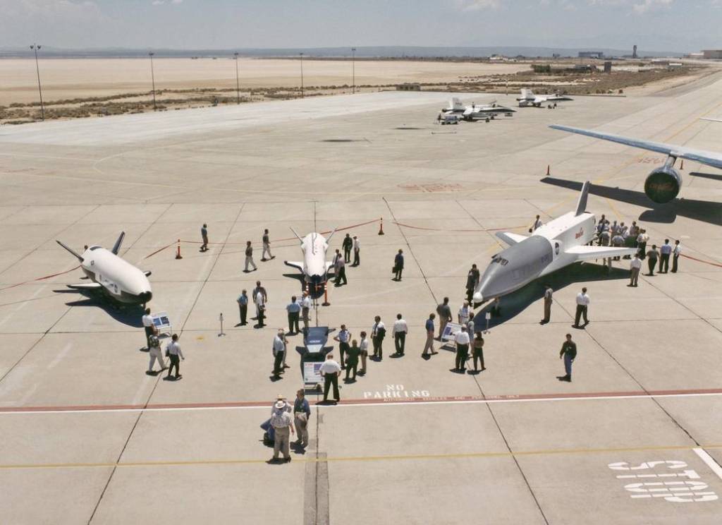 Dryden Aircraft on Display During a Technical Exposition, 2000
