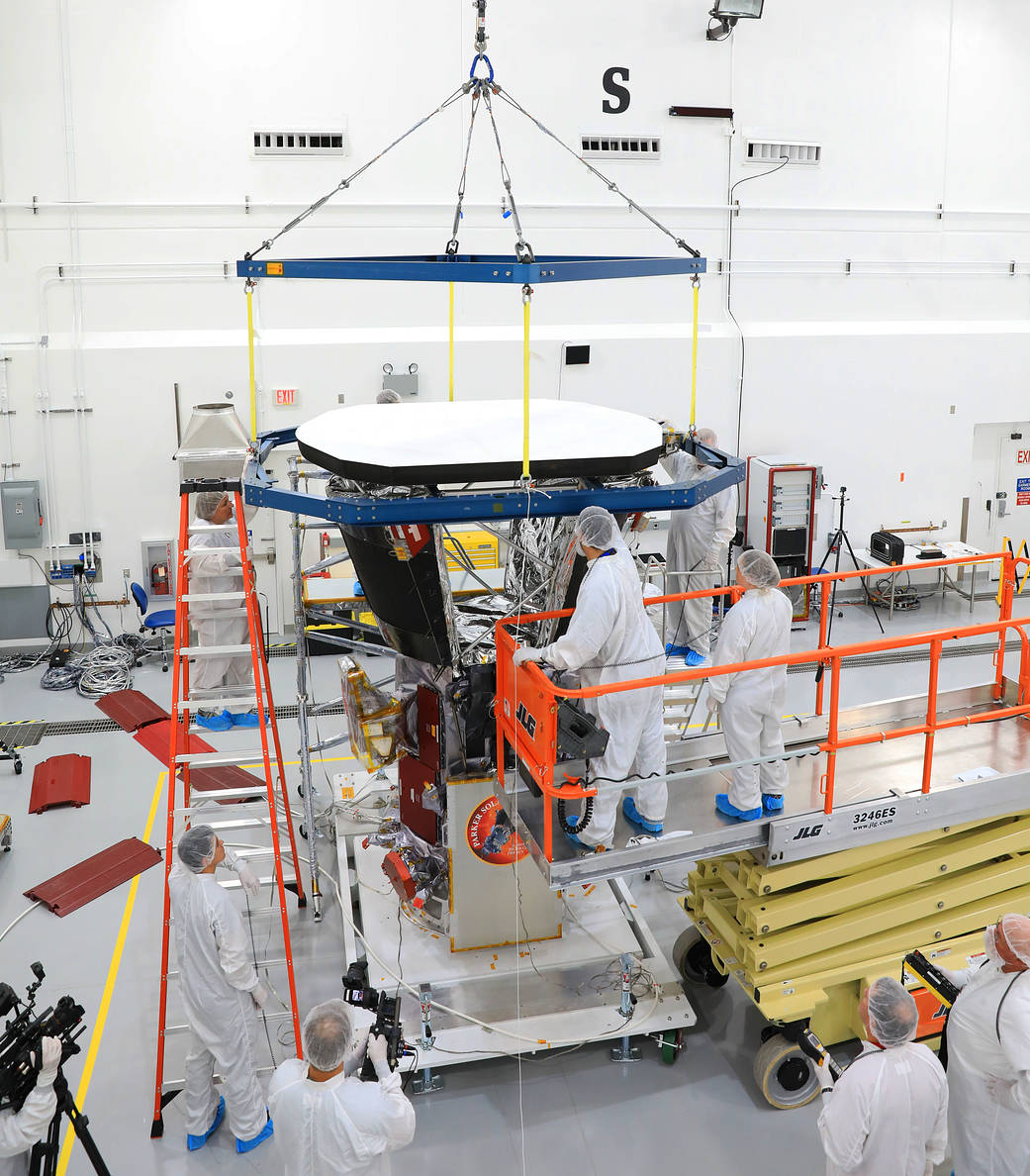 Heatshield Installed on Parker Solar Probe