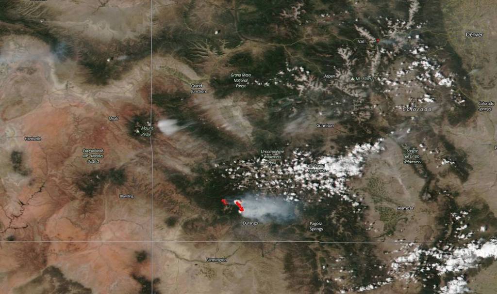 416 Fire in Durango, Colorado Still Burning Hot