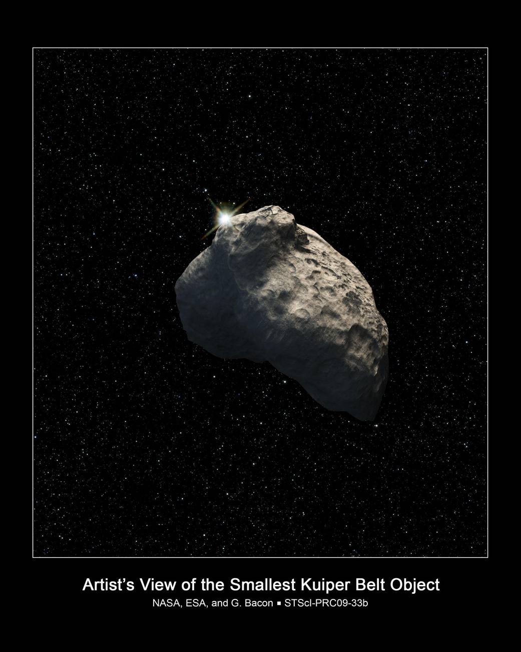 Hubble Finds Smallest Kuiper Belt Object