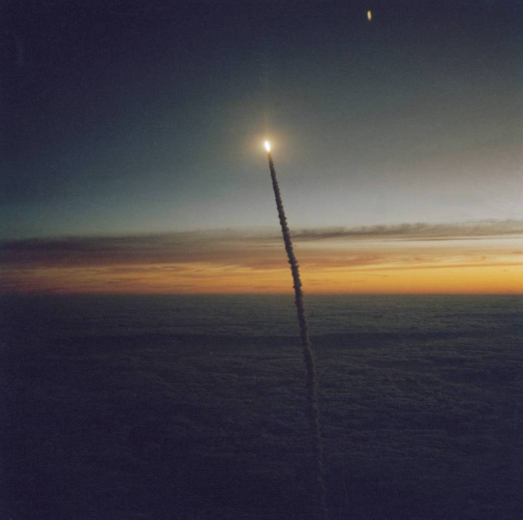 Oct. 5, 1984, Launch of History-Making STS-41G Mission
