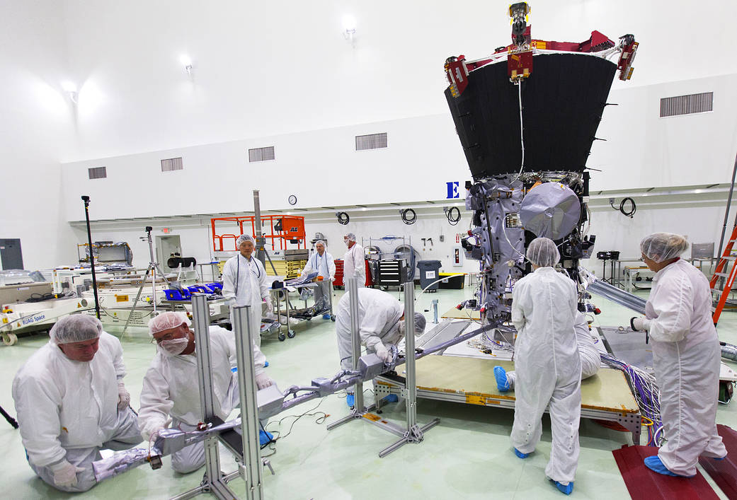 Parker Solar Probe Magnetometer Boom Deployed