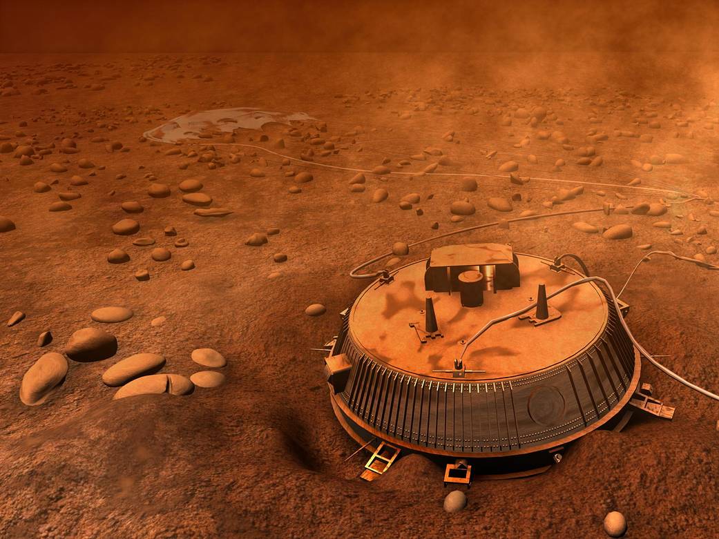 Huygens on Titan