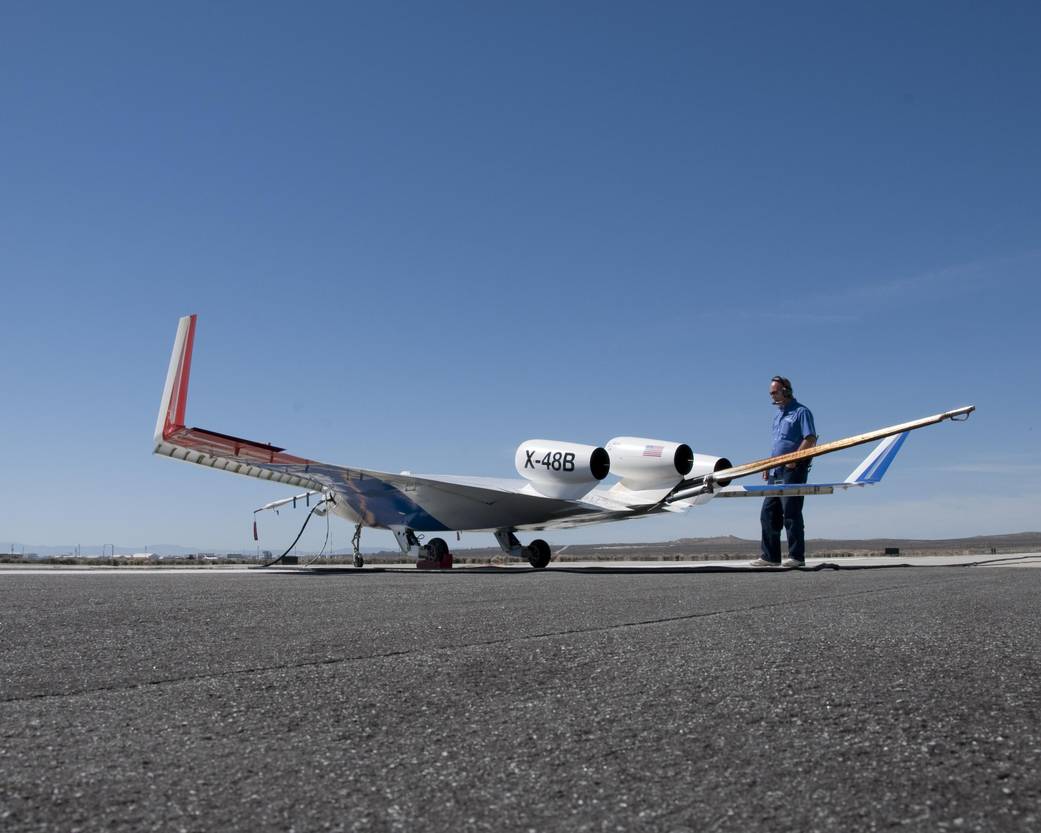 X-48B Preparation for Flight