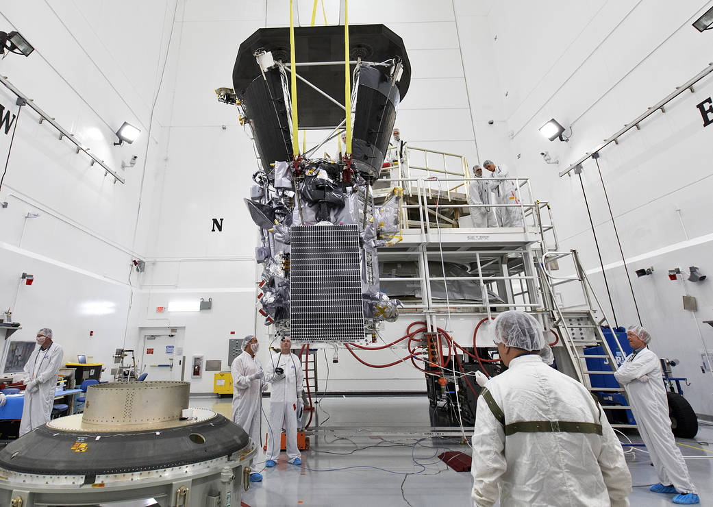 NASA's Parker Solar Probe Mated to Third Stage