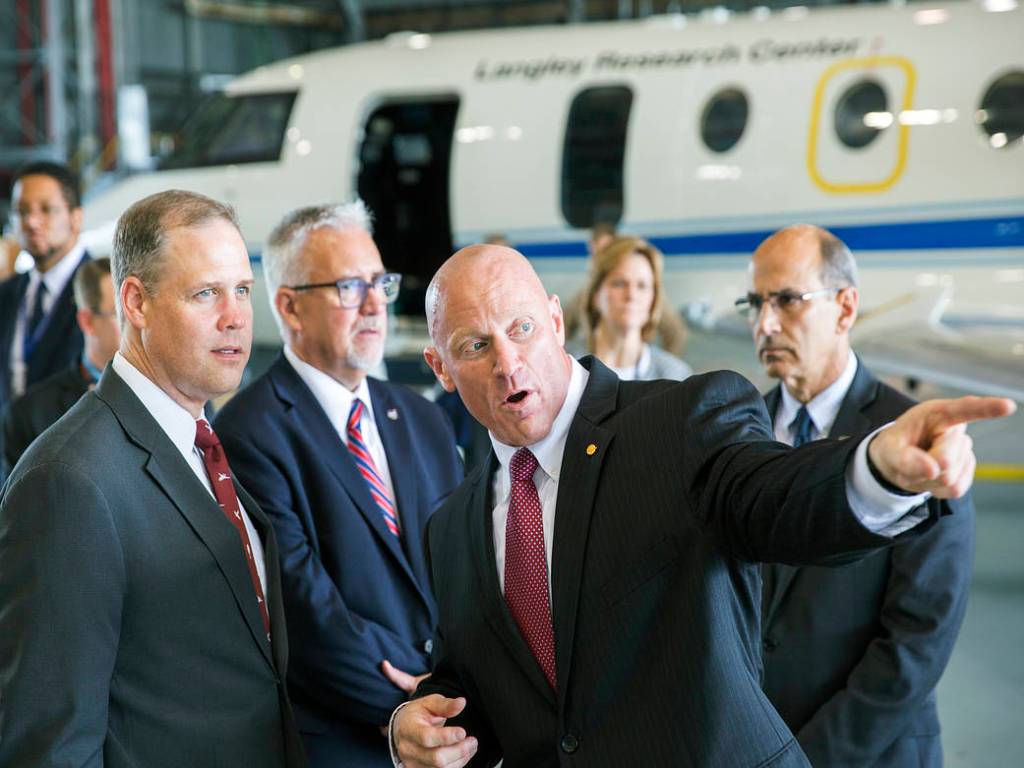 Administrator Bridenstine Visits NASA Langley Research Center