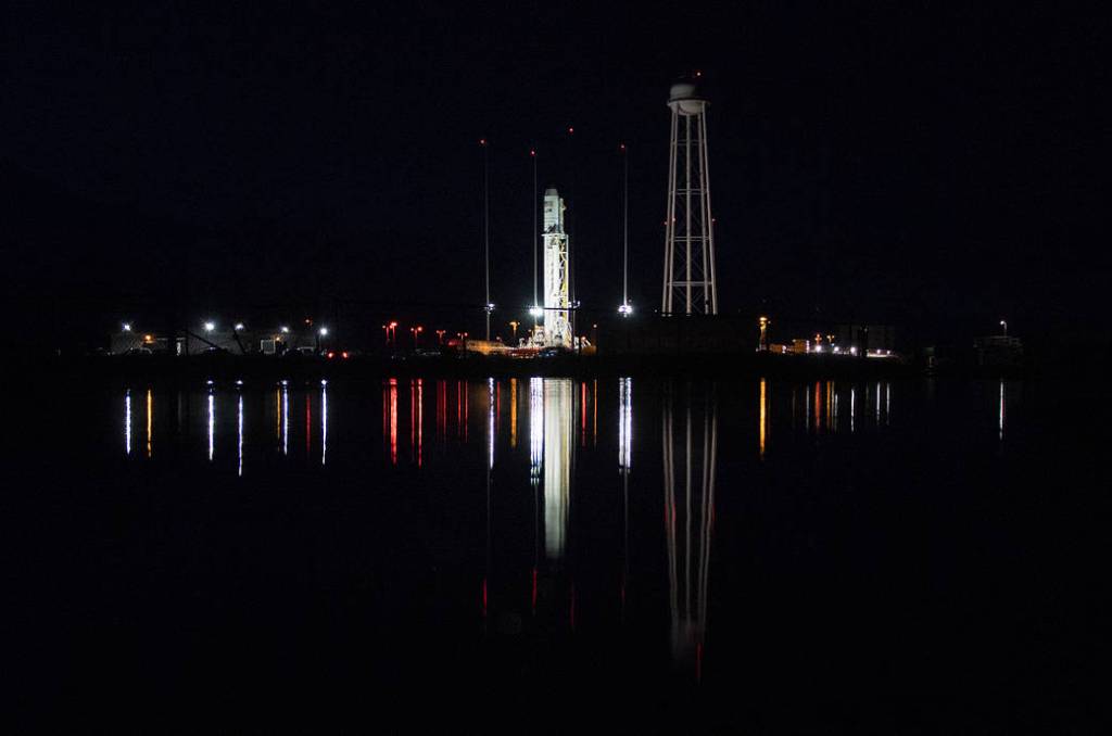 Northrop Grumman’s Antares Rocket on the Pad