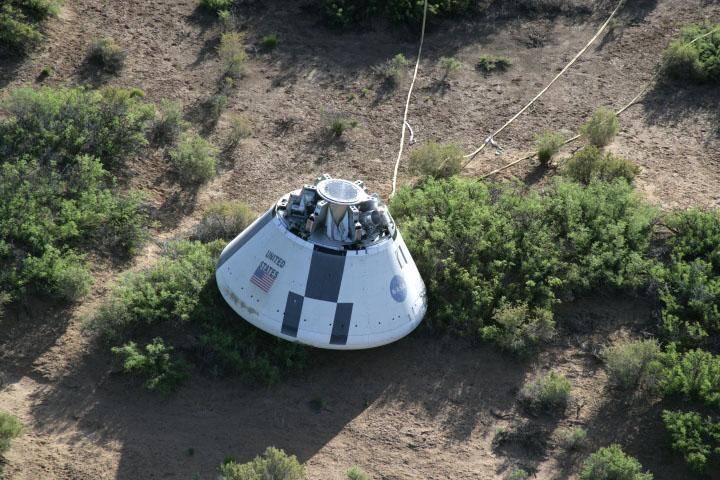 Pad Abort-1 Flight Test Crew Module