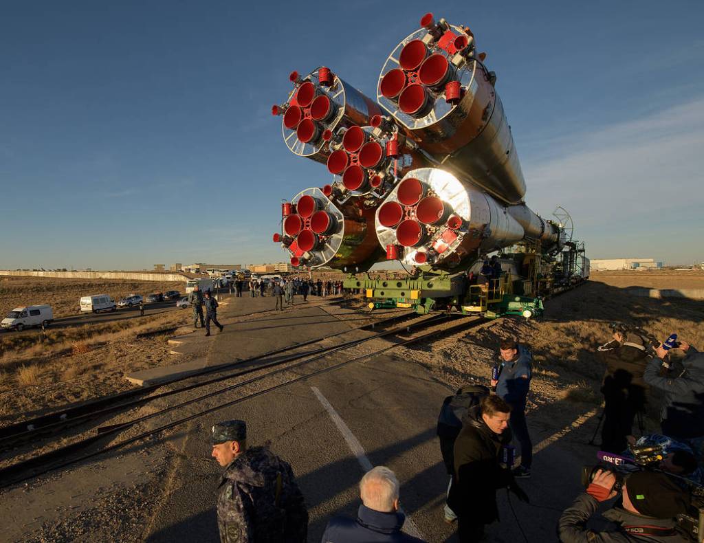 Soyuz Rolls to the Pad for Next Launch to the Space Station