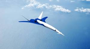 The "Icon-II" future aircraft design concept for supersonic flight over land comes from the team led by The Boeing Company.