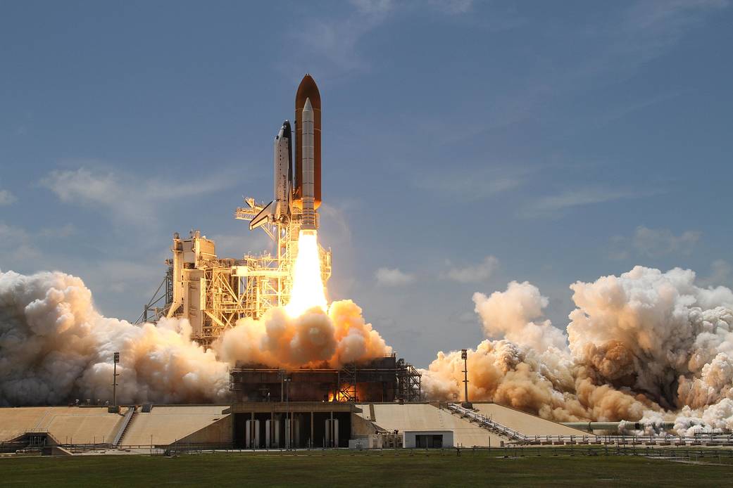 Atlantis Lifts Off