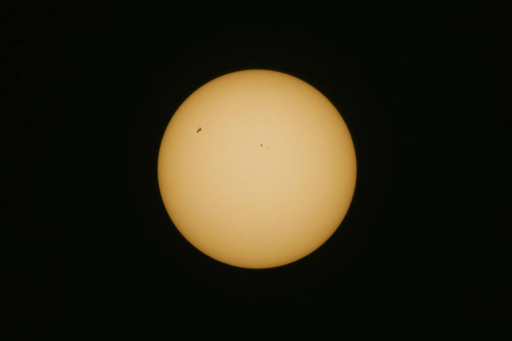 ISS Transits the Sun