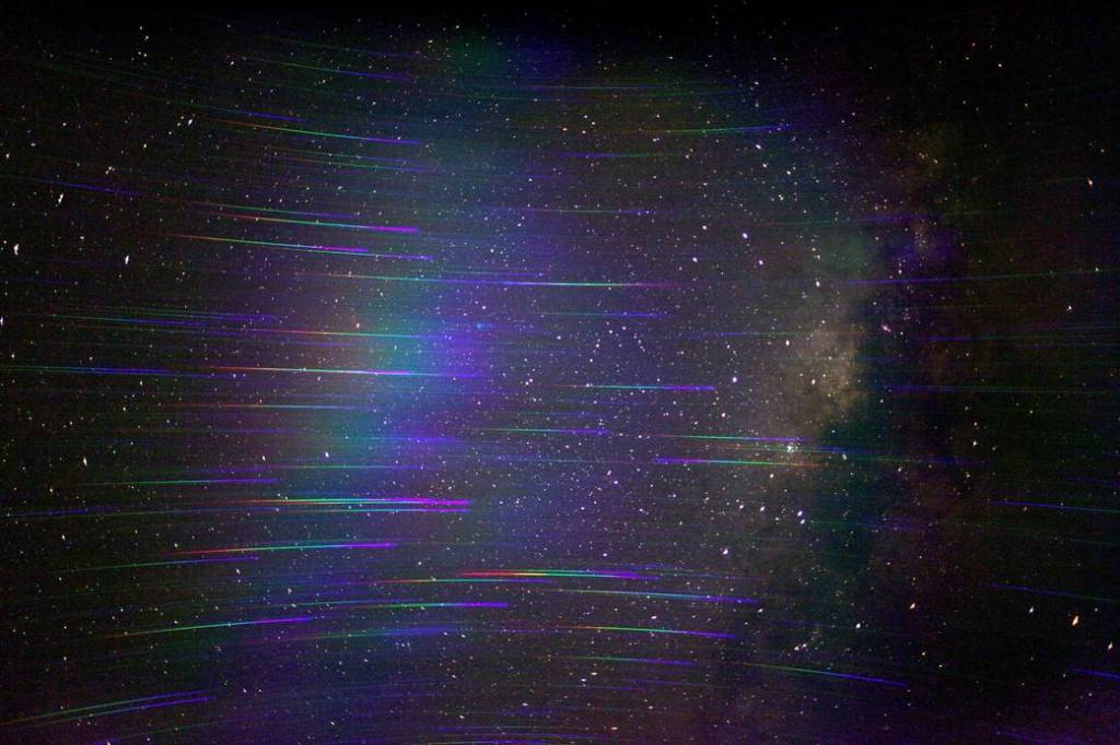 Image of Milky Way Galaxy Taken During Hayabusa Re-entry