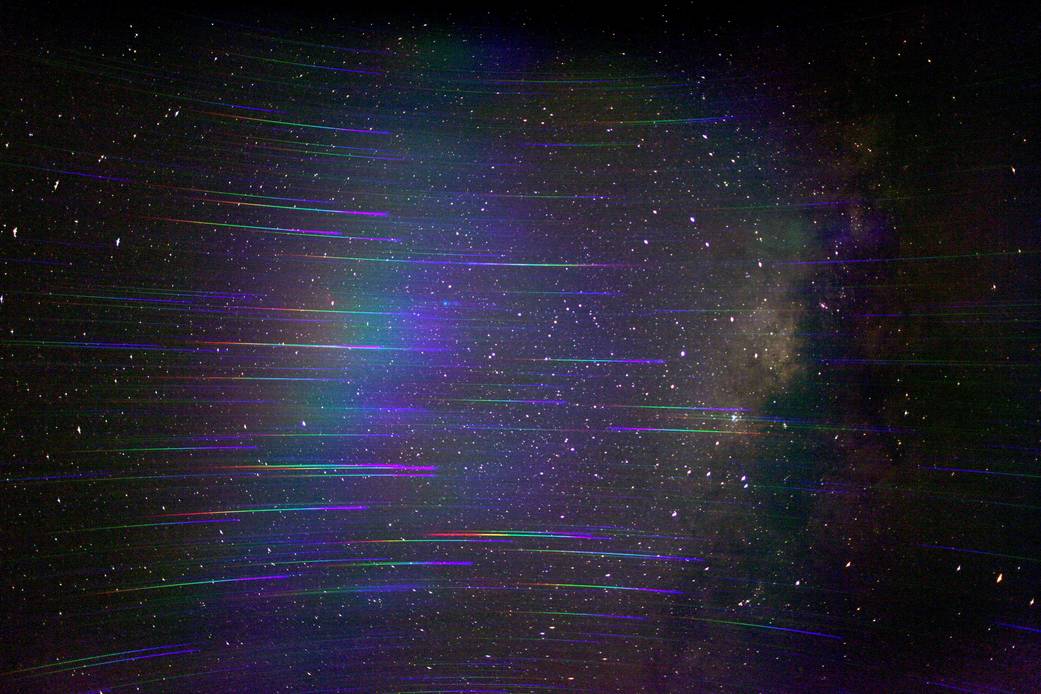 Image of Milky Way Galaxy Taken During Hayabusa Re-entry