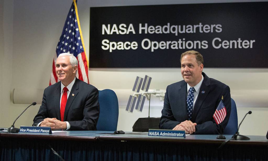 Vice President Pence Speaks with Astronauts on Space Station