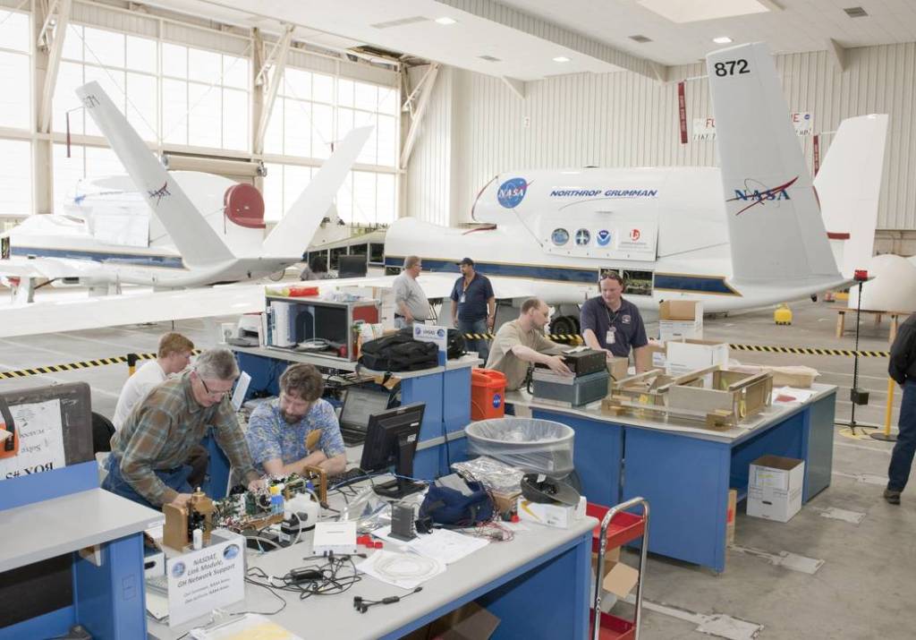 Instrument Check Out before Global Hawk Mission