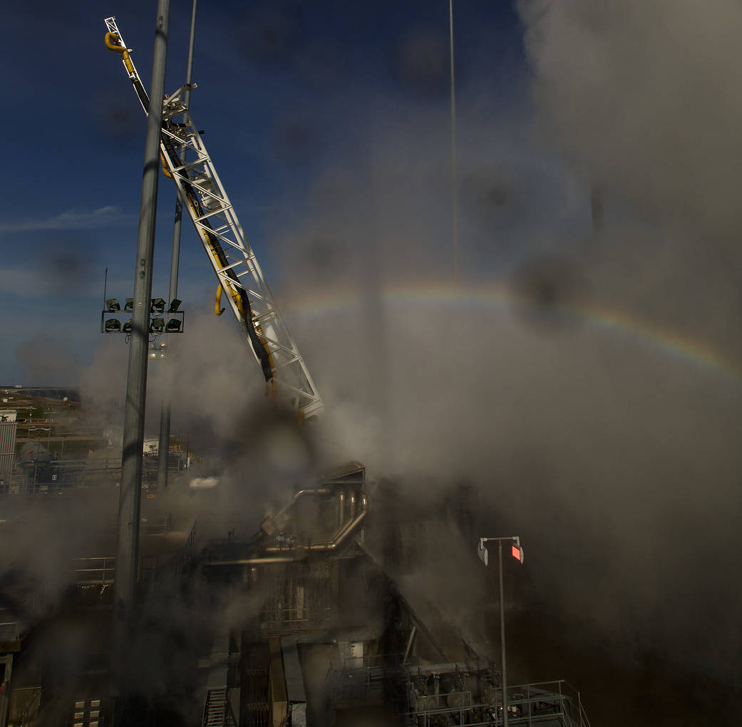  Northrop Grumman Antares rocket launched, Wednesday, April 17, 2019