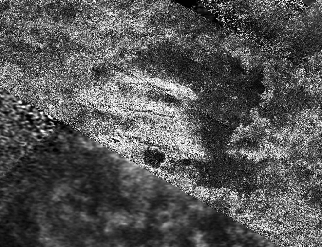 Mountains on the Northwest Border of Xanadu, Titan