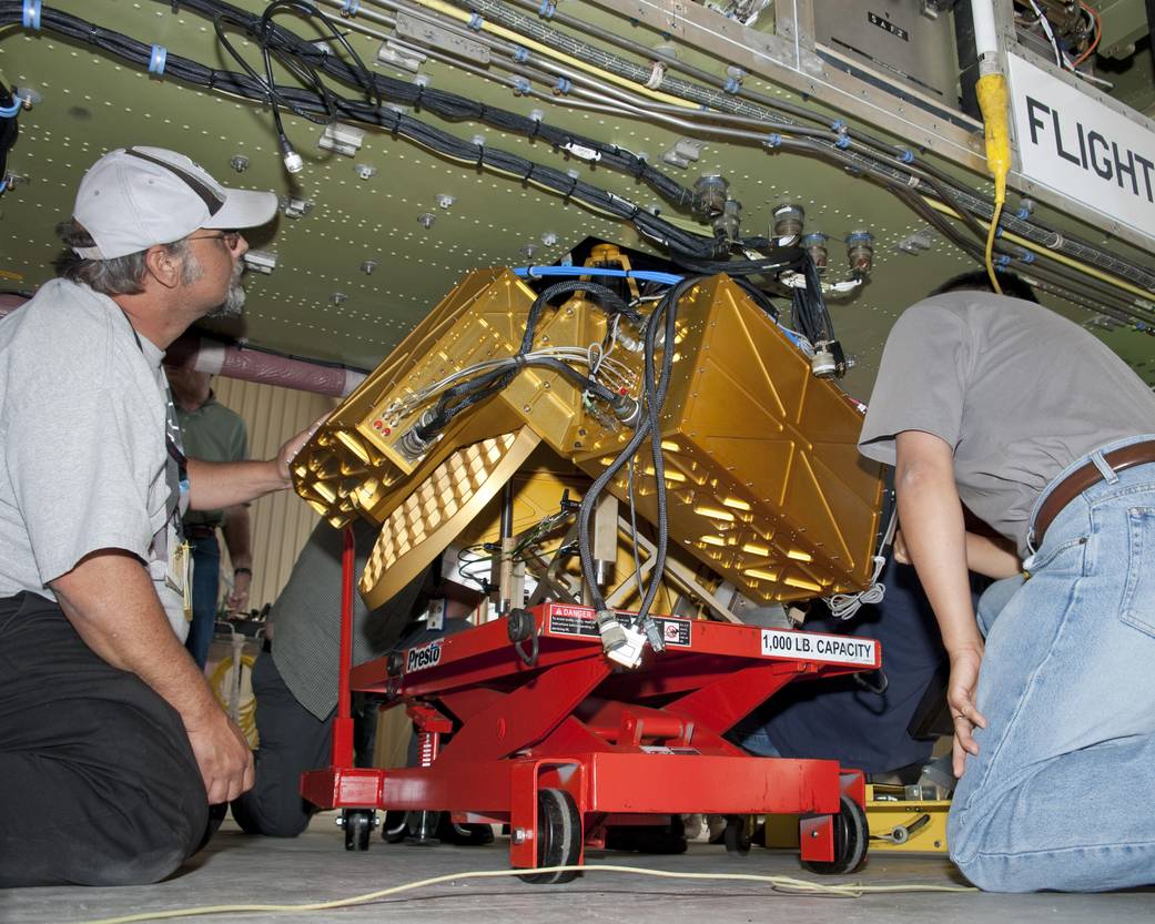 High-Altitude Imaging Wind and Rain Profiler (HIWRAP) Installation