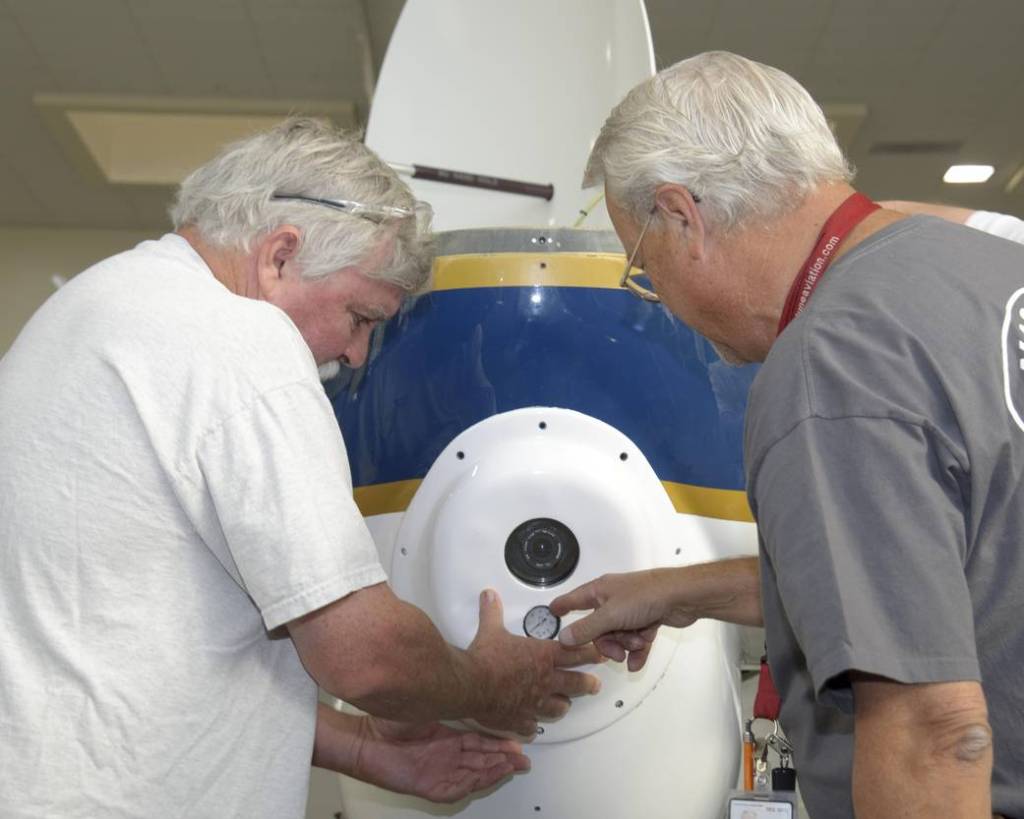 Dryden Technicians Install Camera 