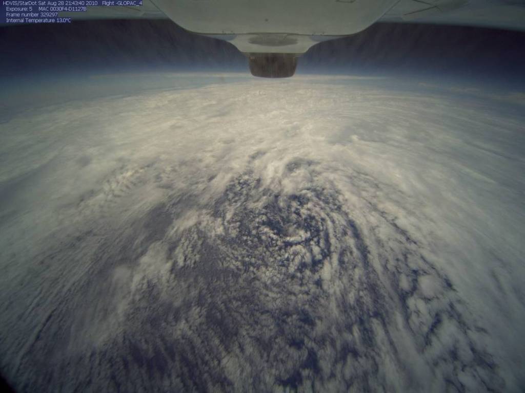 Global Hawk Monitors Tropical Storm Frank