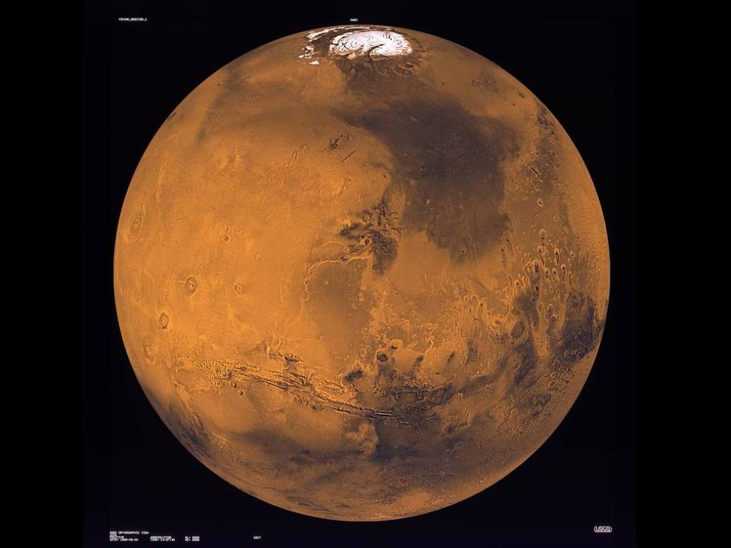 Viking 1 Composite Image of Mars