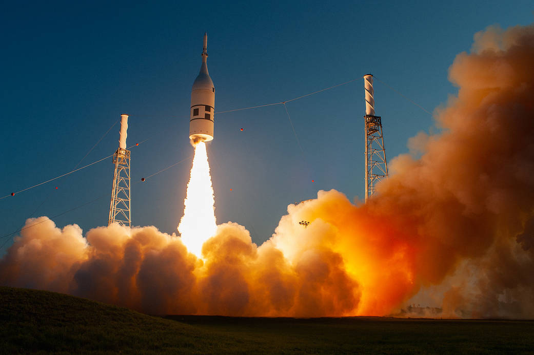 Ascent Abort-2 (AA-2) flight test atop a Northrop Grumman provided booster on July 2, 2019