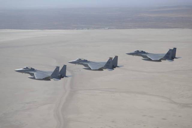 F-15D Eagles Arrive from Tyndall Air Force Base