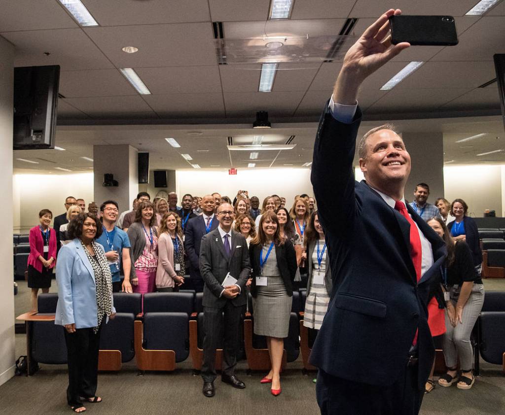 Bridenstine Addresses Challenger Center Annual Conference
