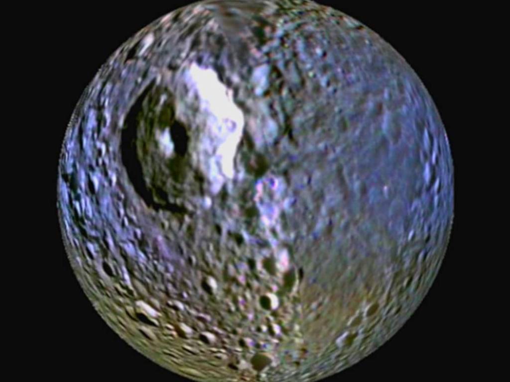 Mimas’ Blue Streak