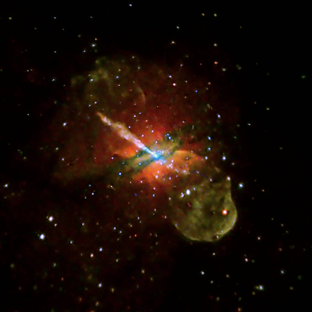 Galaxy with x-ray jet