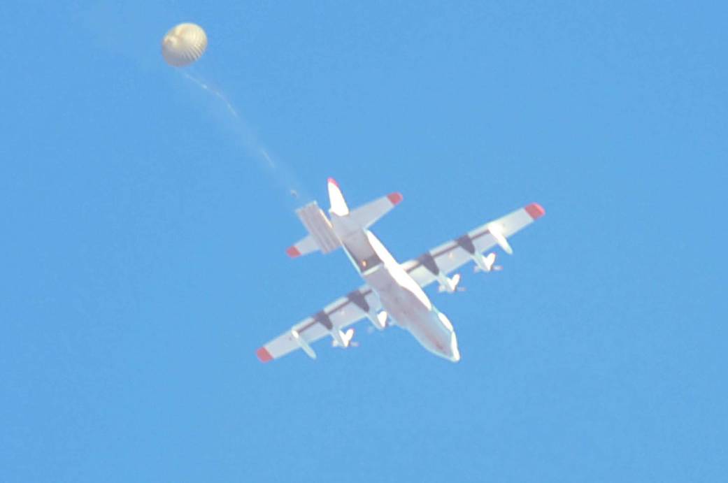 Orion Main Parachute Test, Oct. 2, 2009