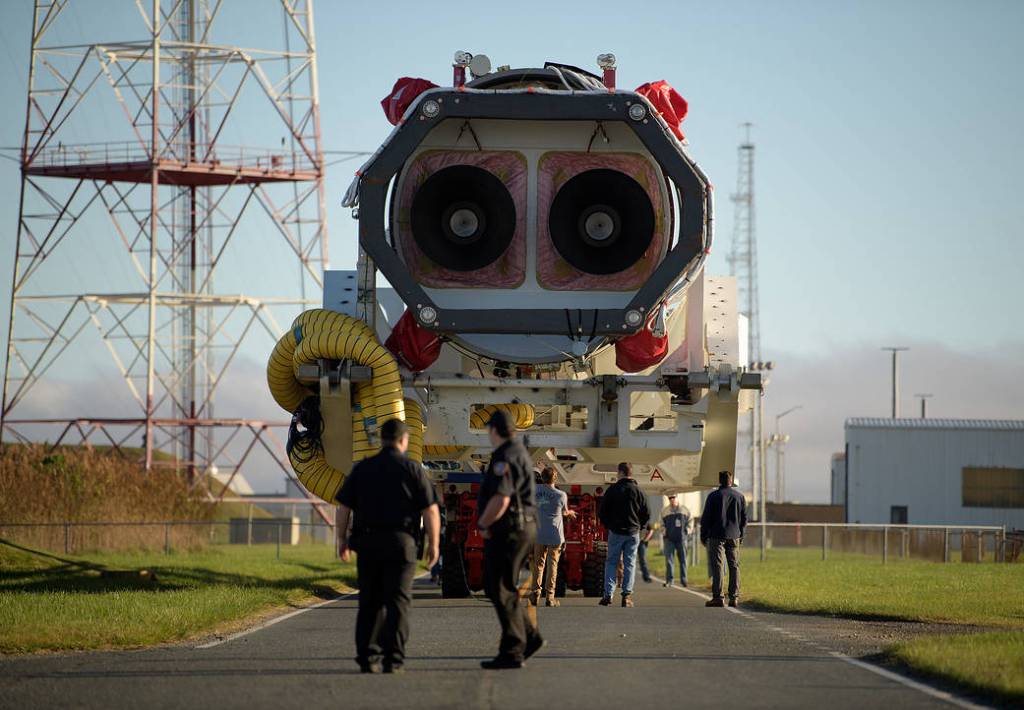 The Face of the Antares Rocket