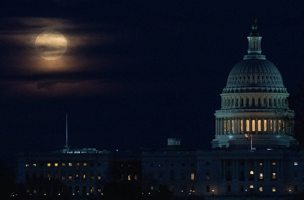 Supermoon in DC March 9, 2020