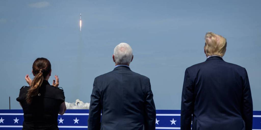 President Trump, Vice President Pence Watch NASA-SpaceX Demo-2 Launch