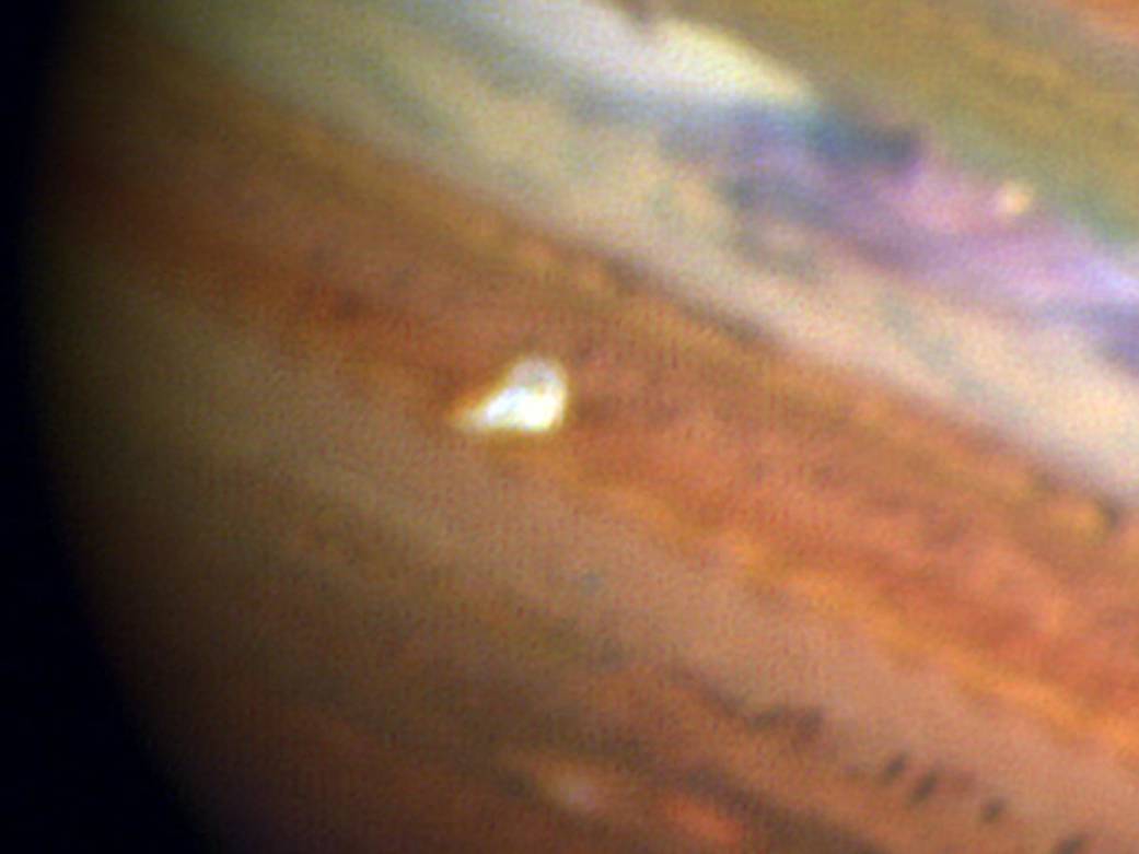 Unusually Bright Spot on Jupiter