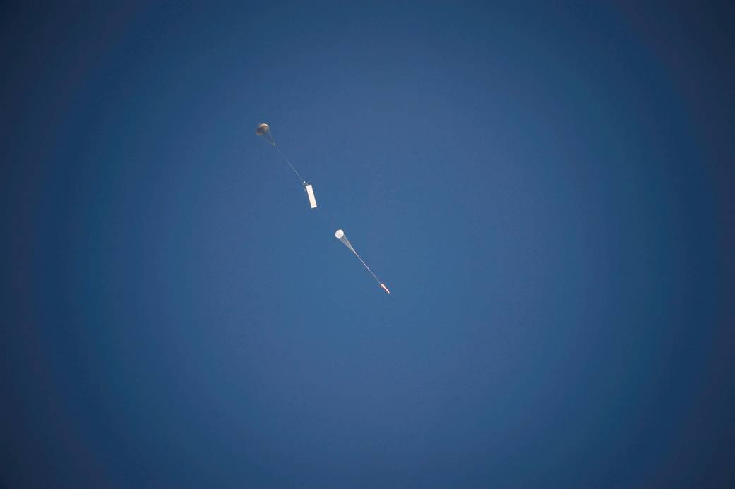 Orion Parachute Test, Sept. 21, 2010