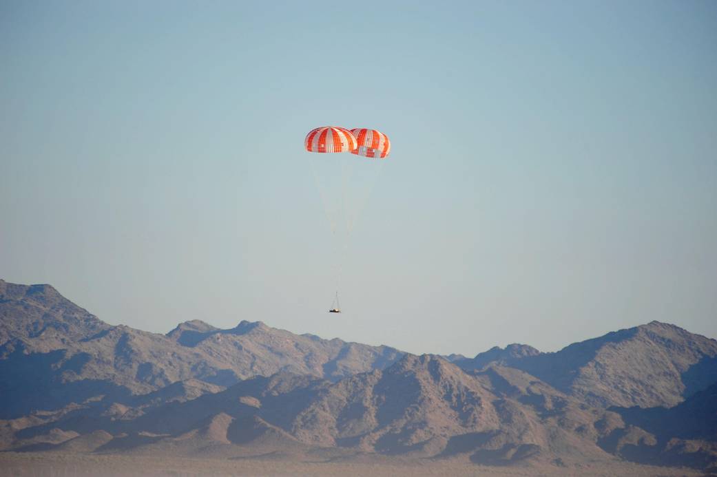Orion Parachute Test, Sept. 24, 2010