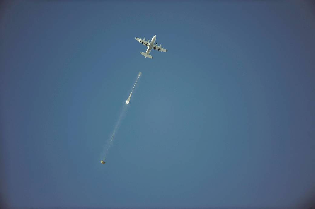 Orion Parachute Test, Sept. 24, 2010
