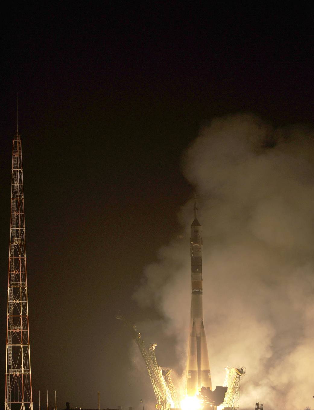 Soyuz Heads for the Space Station