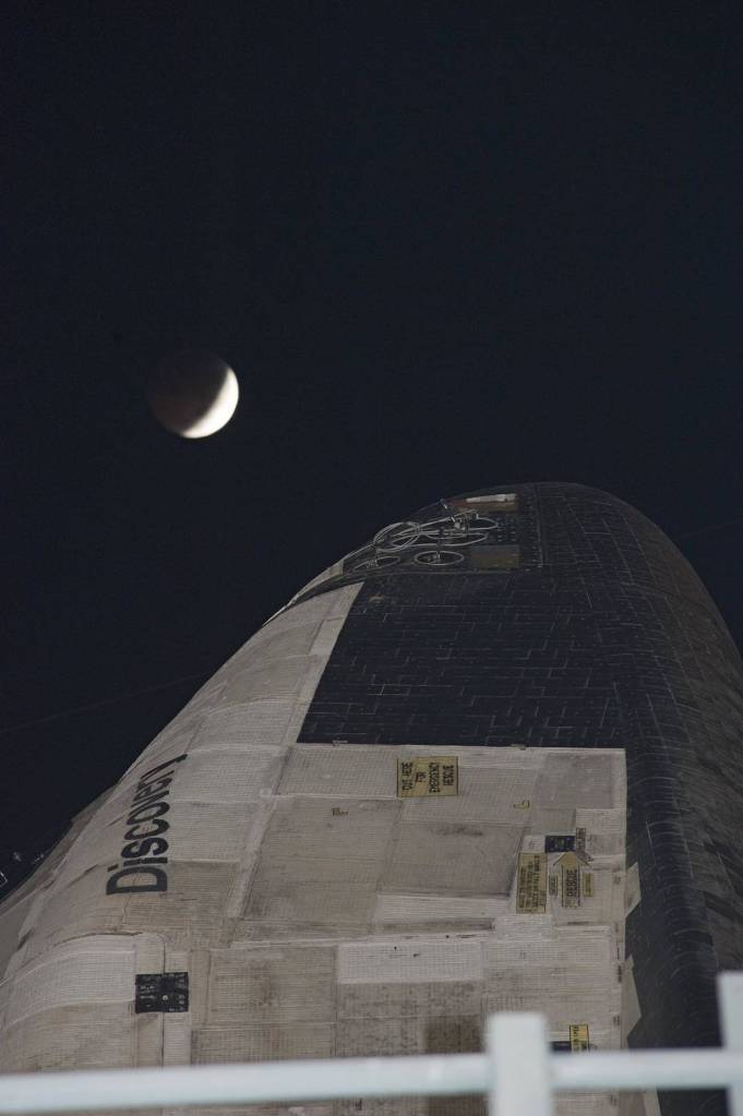 Discovery and the Lunar Eclipse