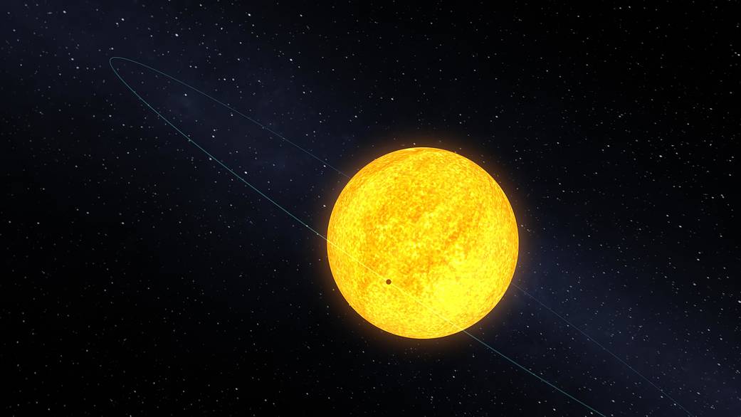 Planet Kepler 10B Orbiting its Host Star