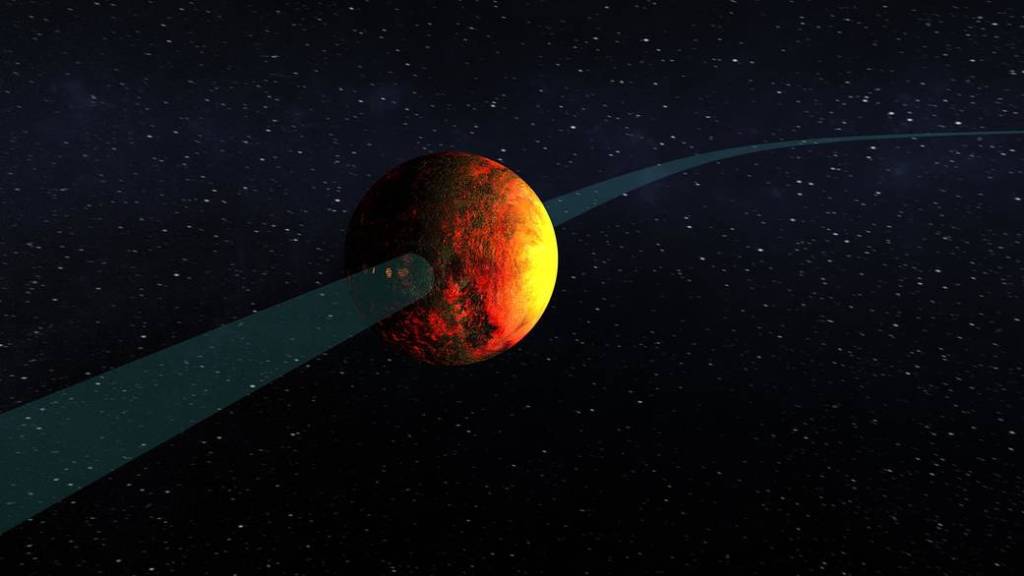Planet Kepler 10-B in Orbit