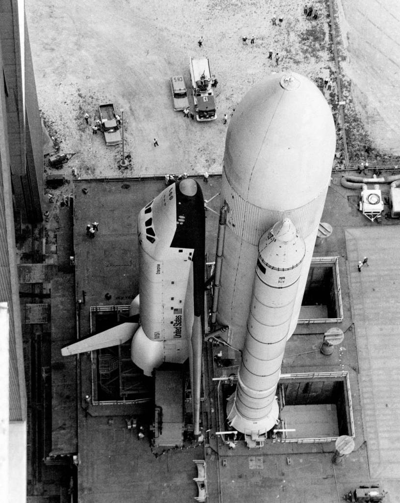 First Appearance of the Space Shuttle