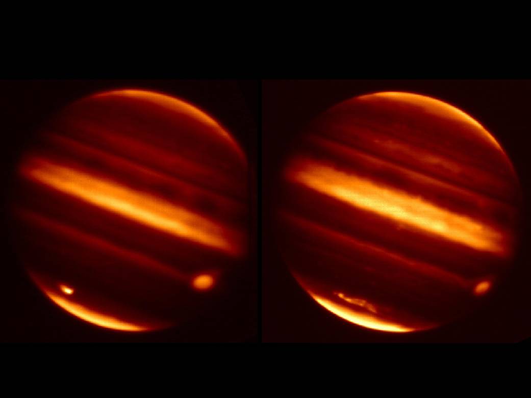 Jupiter Scar in Infrared