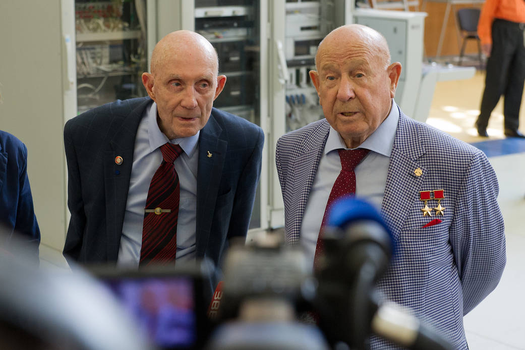 Thomas Stafford and Alexey Leonov