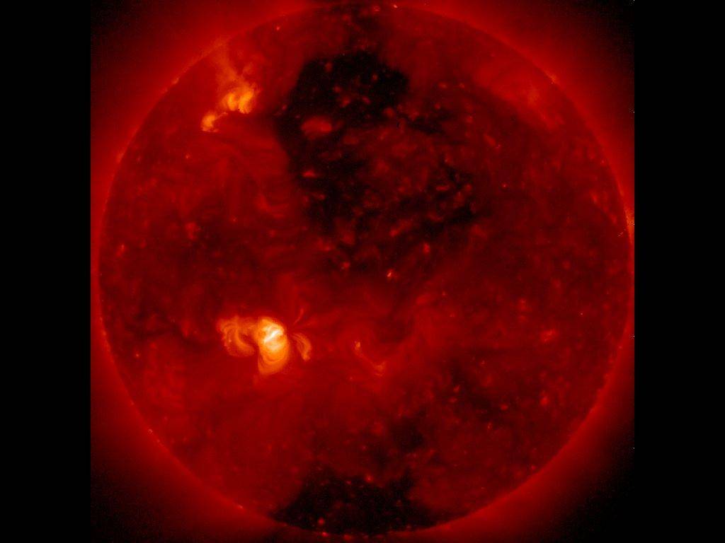 Peering Into a Coronal Hole